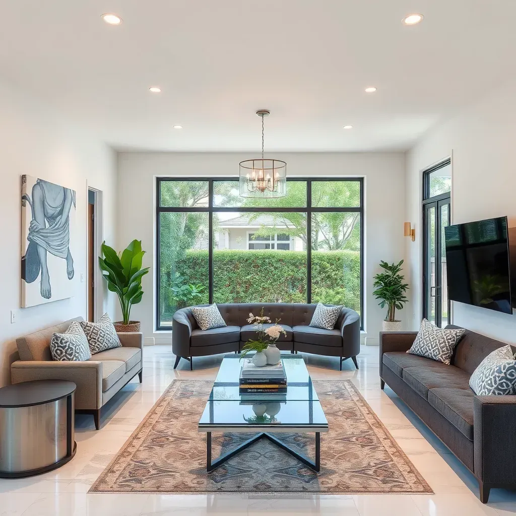 Modern Del Mar home with ocean views, landscaped yard, recent renovations, and coastal cliffs under blue skies.