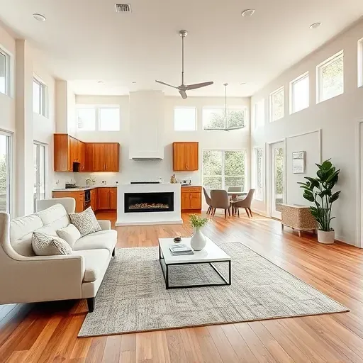 Modern Scripps Ranch home remodel featuring open living space, elegant wood finishes, bright kitchen, and cozy decor.
