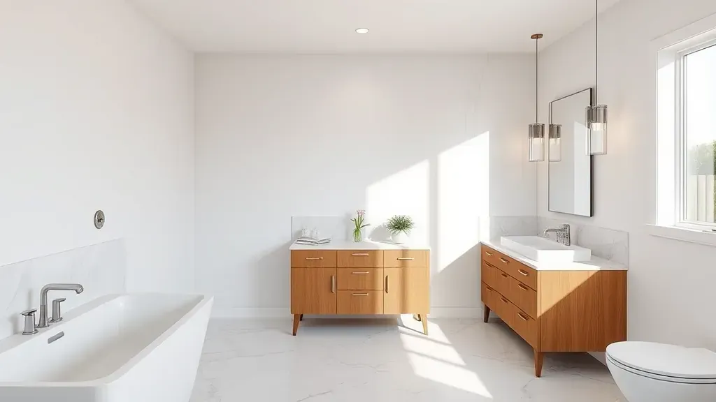 Vanities Installation projects in Vista CA showcasing sleek designs and modern finishes for bathrooms