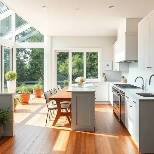 Luxurious Carmel Valley kitchen features quartz countertops, stainless appliances, and natural light with indoor-outdoor flow.