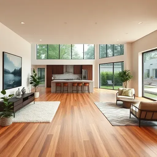 Home remodeling in Jesmond Dene CA featuring a modern elegant living room with open layout, natural light, and upscale decor.