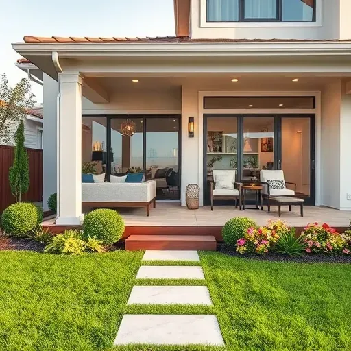 Home remodeling project in Vista, CA showcasing modern design and immaculate finishes in an inviting living space.