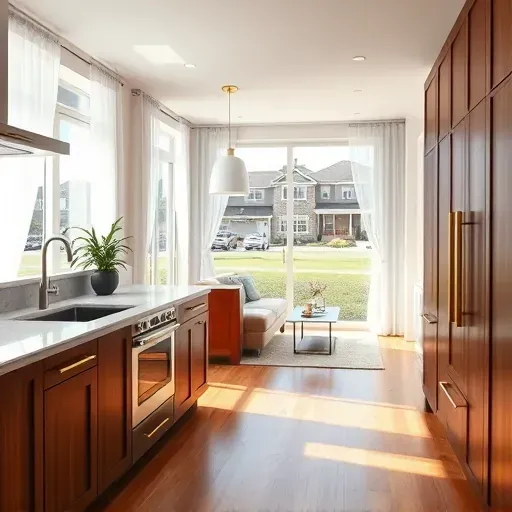 Stunning home remodeling in Hidden Meadows CA with modern kitchen, elegant marble, and cozy living area design.