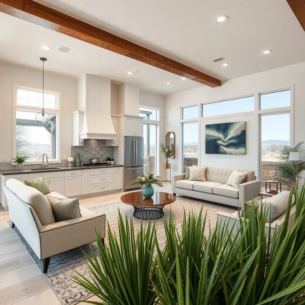 Remodeling in Fairbanks Ranch, CA, showcasing a modern kitchen and sleek living space enhancement.