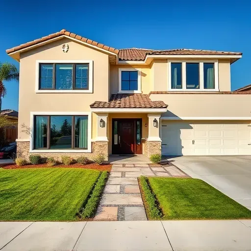 Completed home remodeling project in Vista, CA showcasing modern design and beautiful architectural features.