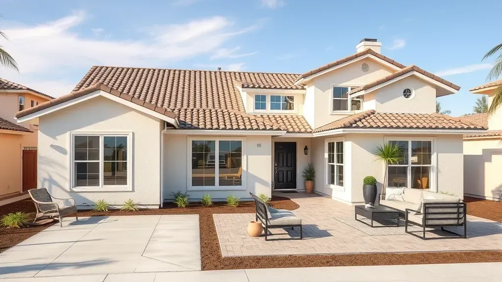 Home remodeling project showcasing modern design elements and updated spaces in Vista California without people.