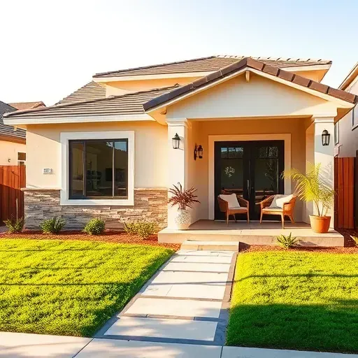 View of a beautifully remodeled home interior in Vista, California showcasing modern design and decor elements.