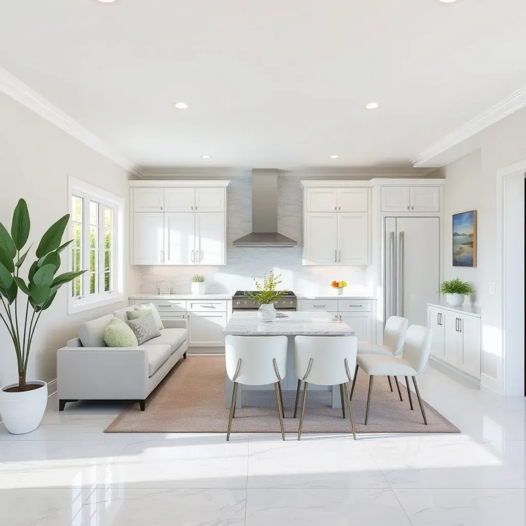 Remodeling in Clairemont, CA: Modern kitchen design with sleek cabinetry and stylish lighting.
