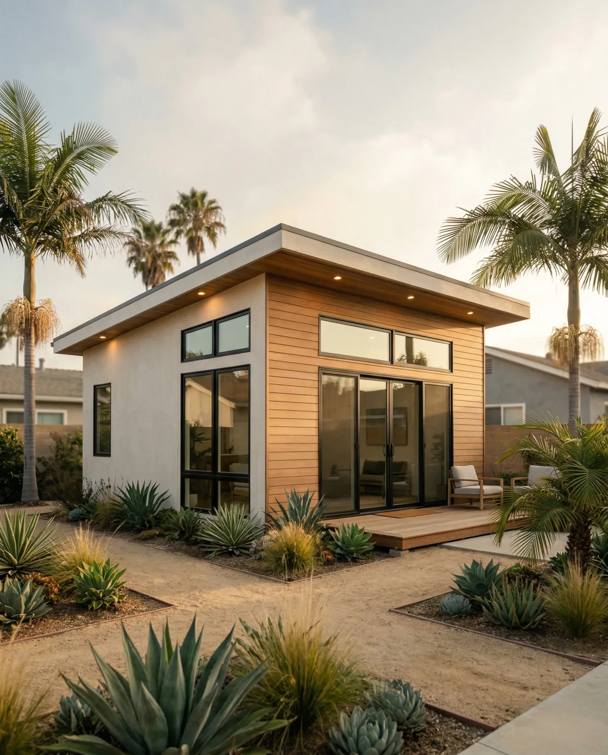 Outdoor living and hardscaping project