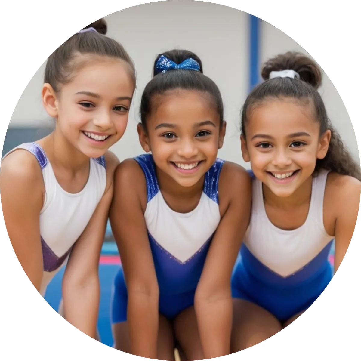 Young gymnast celebrating a personal victory at Gymnastics Redefined.