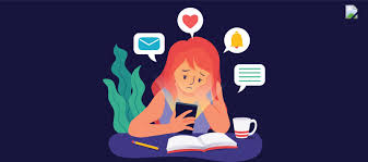 Woman using smartphone at night with concerned expression, illustrating social media anxiety