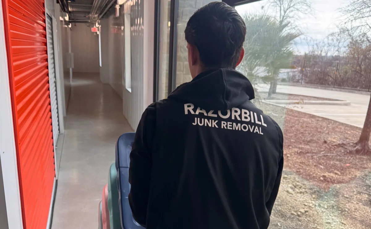 Guy Doing a Storage Unit Cleanout