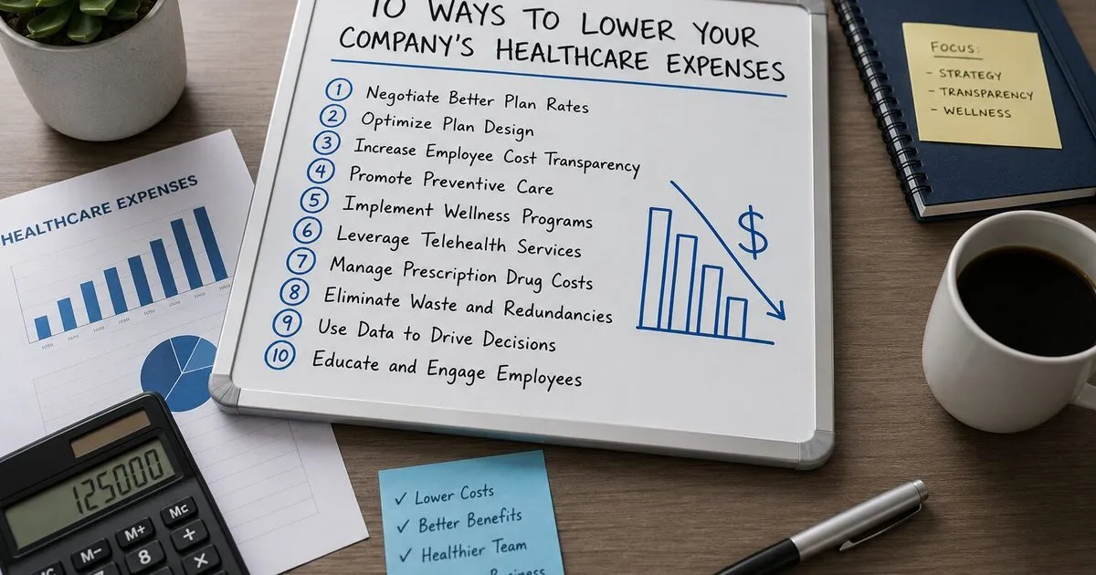 10 Ways to Lower Your Company’s Healthcare Expenses