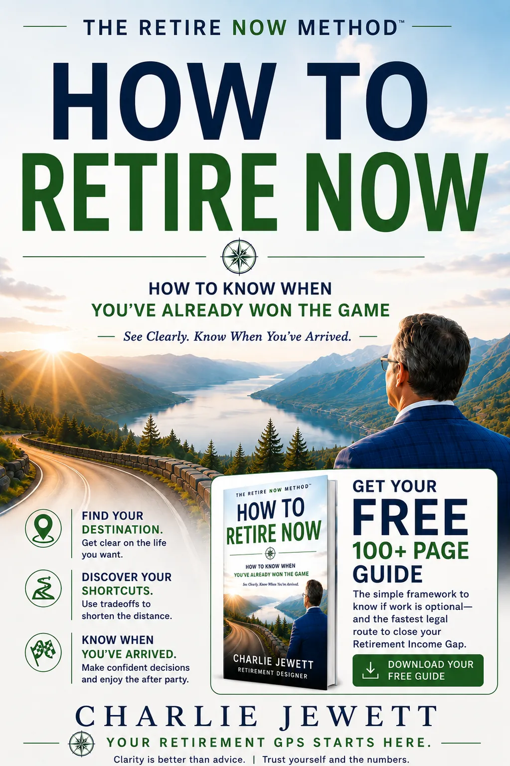 Free 97-Page Retire NOW Guide Book