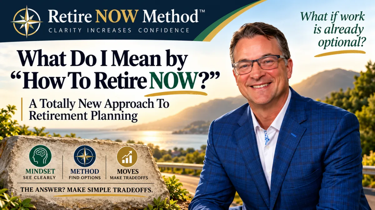 What Do I Mean by “How To Retire NOW?”
