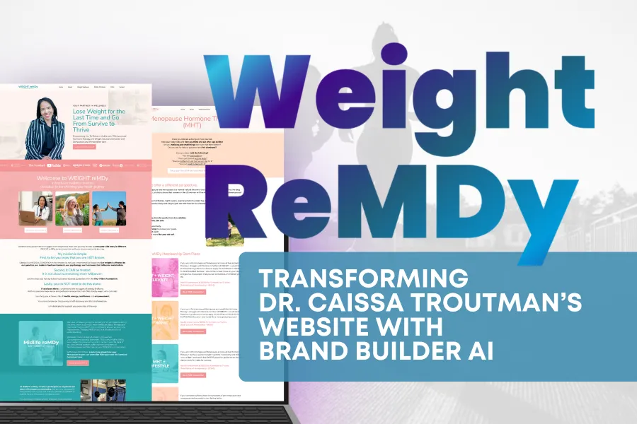 Website Redesign and Migration, Squarespace to Brand Builder AI