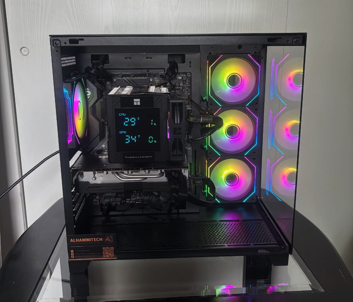 Selection of custom and prebuilt desktop PCs ready for home or business use.