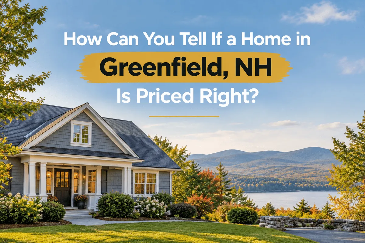 How Can You Tell If a Home in Greenfield, NH Is Priced Right