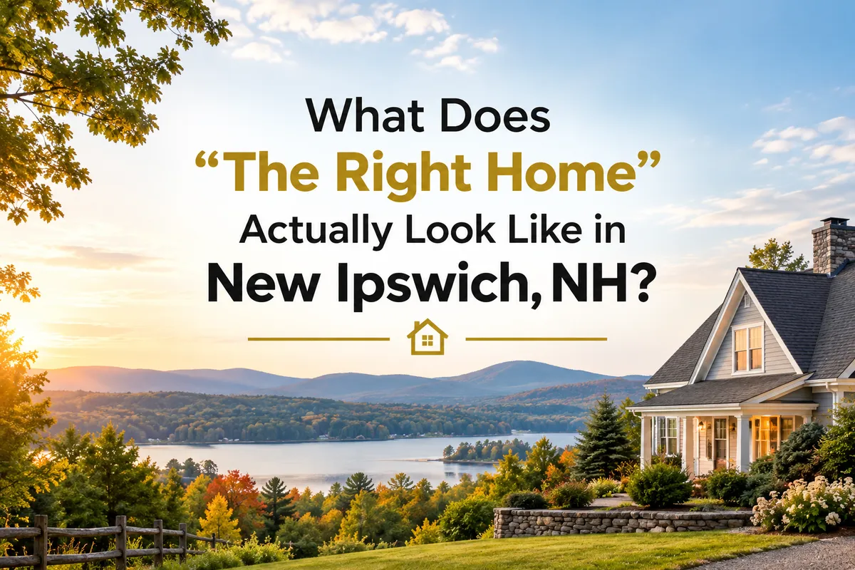 What does the right home look like in New Ipswich NH