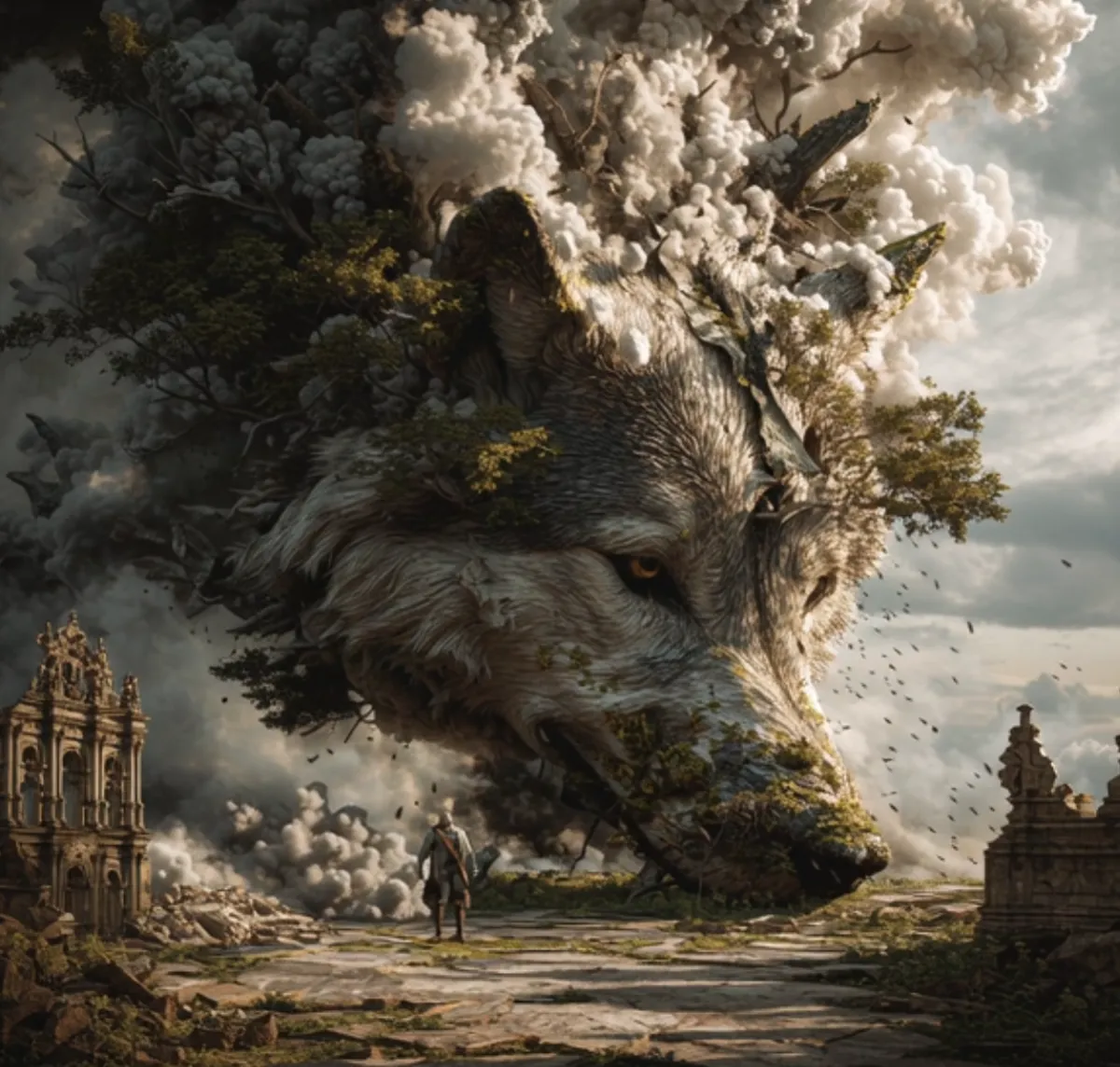 Smartphone displaying a video call on a stand.