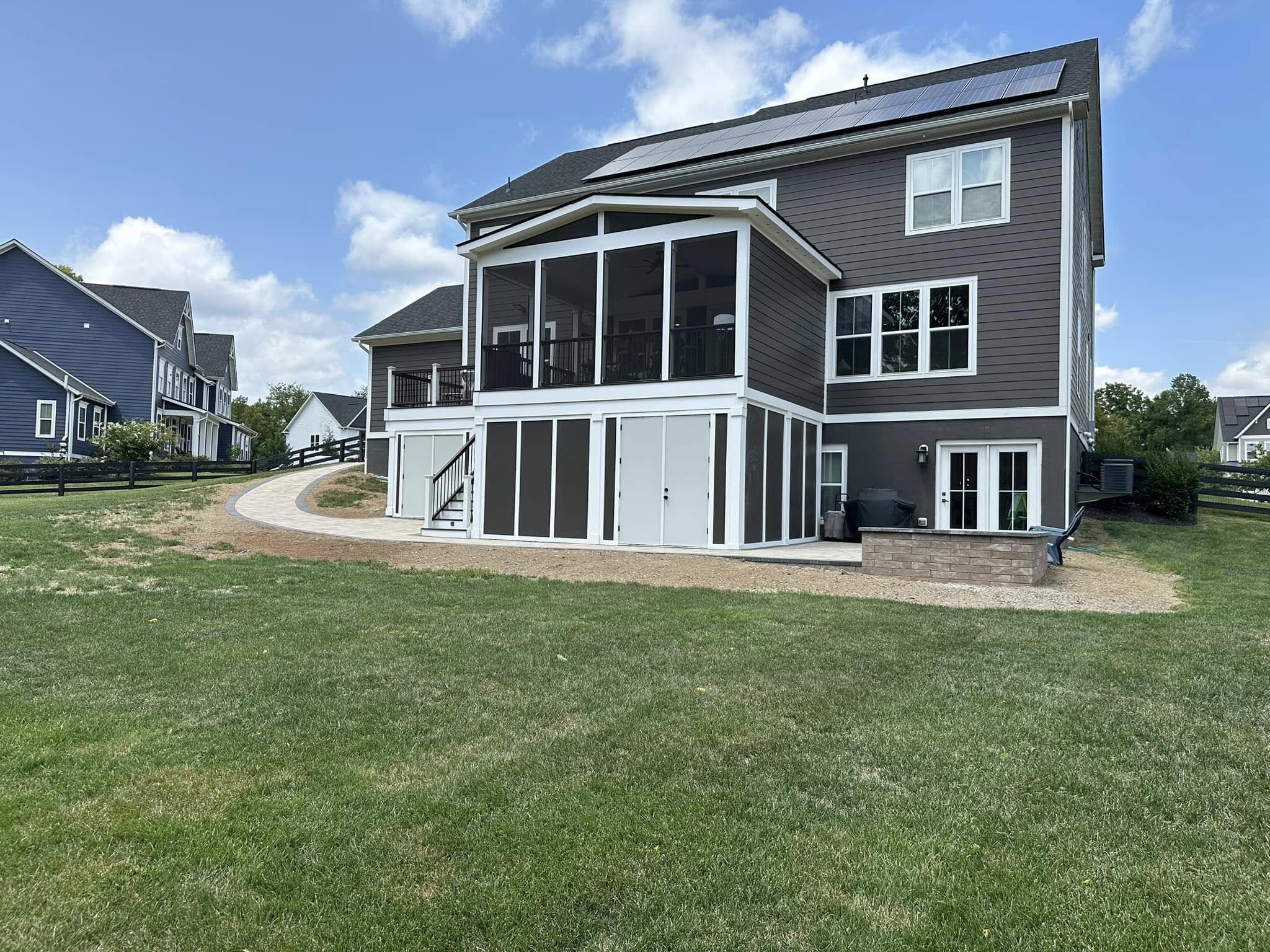 Full home renovation with open concept living area