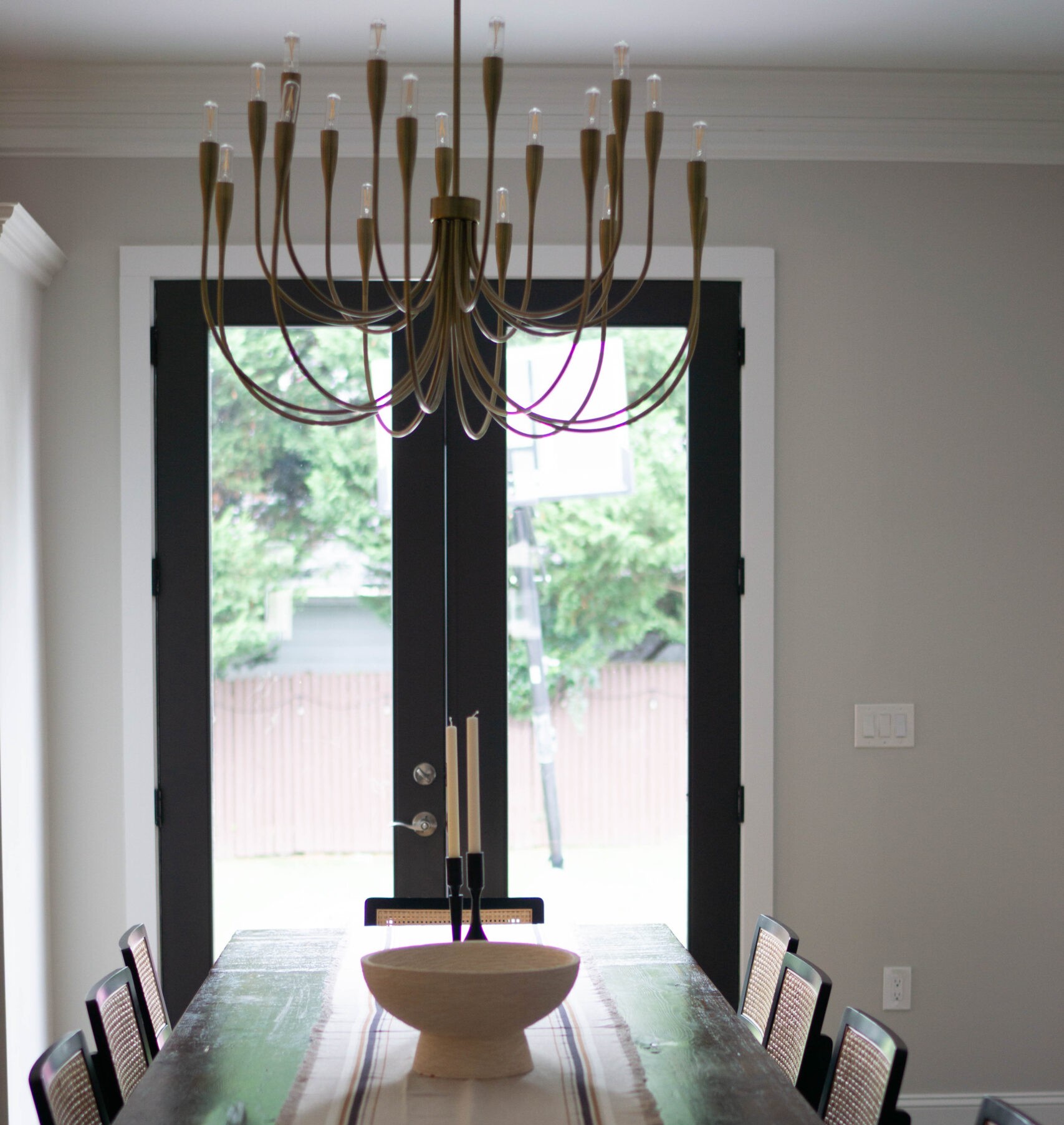 Detailed finishing work performed by skilled craftsmen