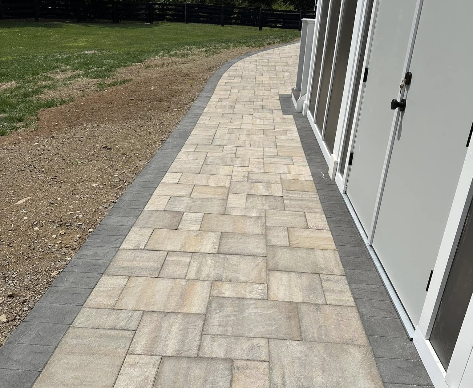 High-quality building materials used in construction process