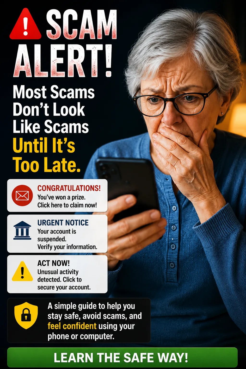 Scammers don't look like scammers