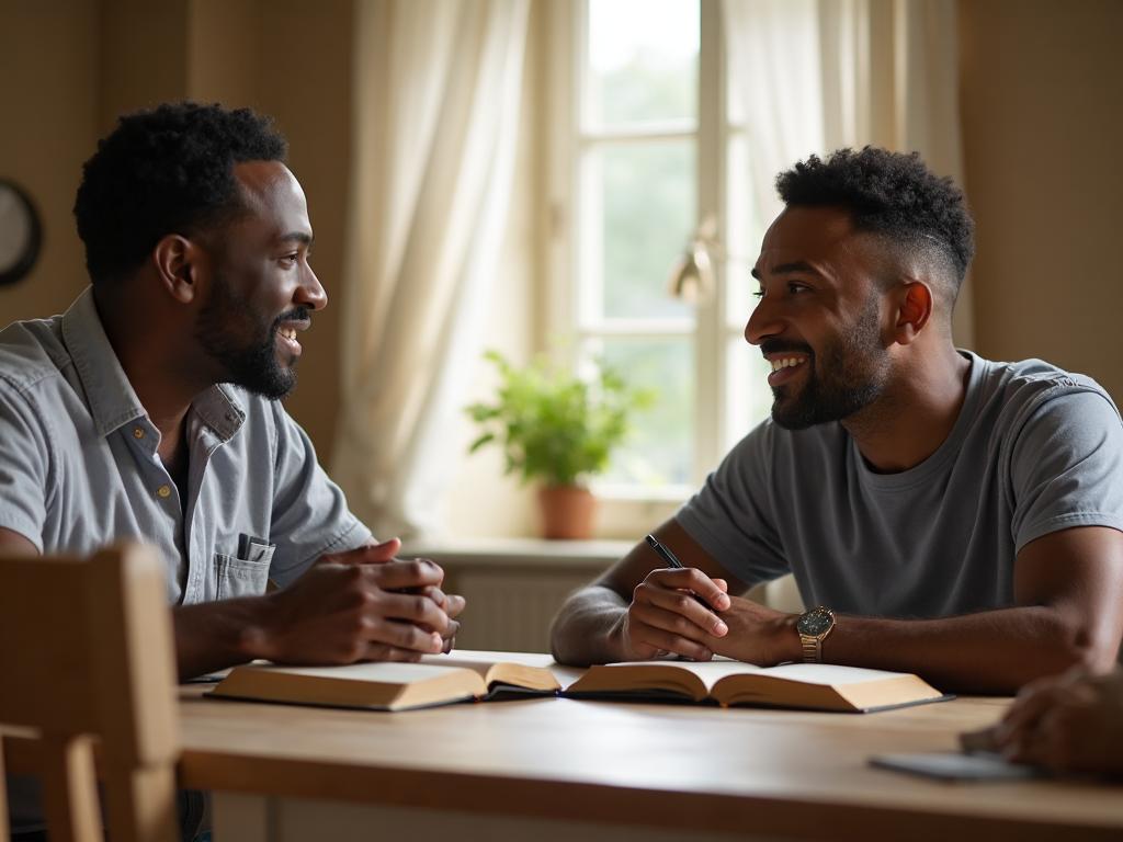 Small group discipleship session