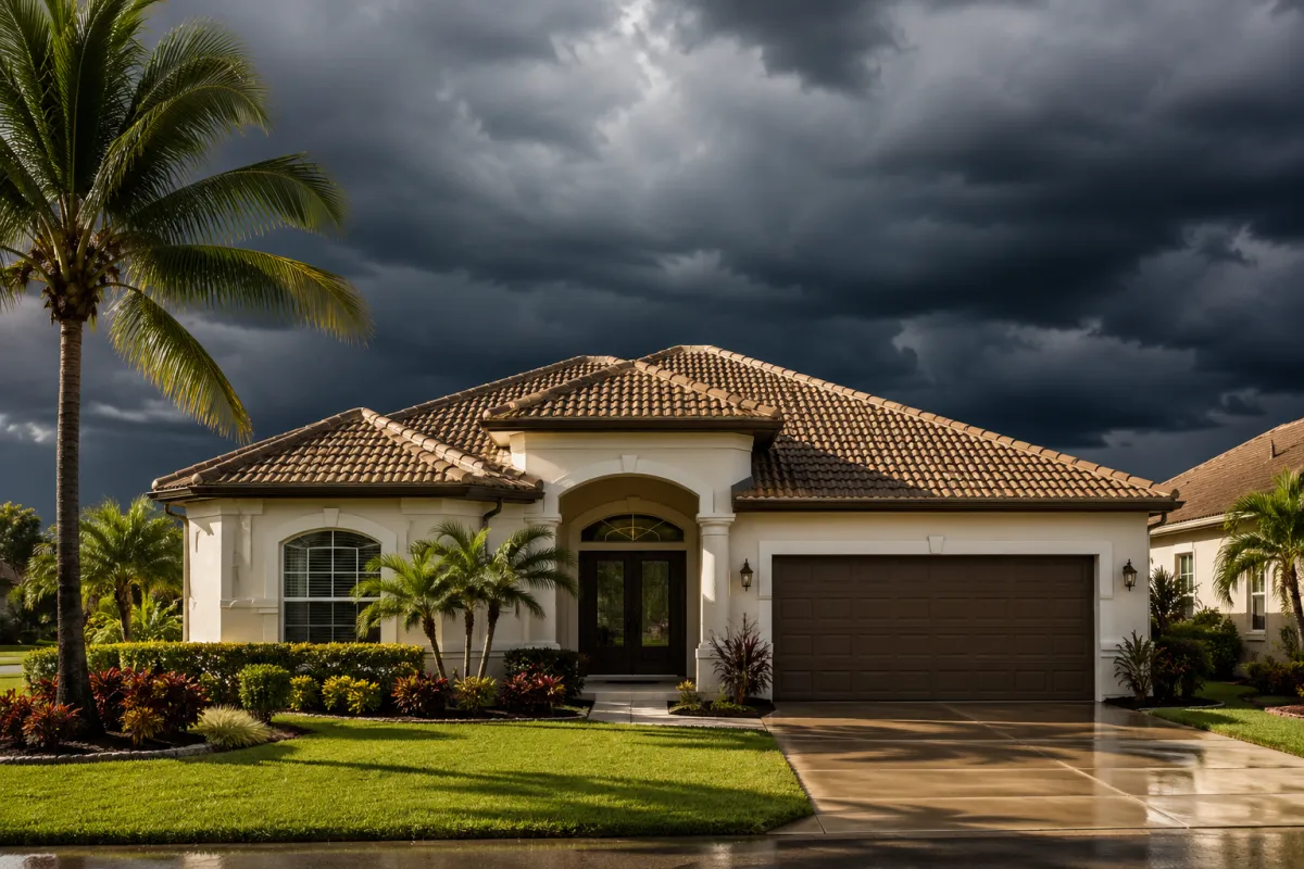 A professionally painted Florida home protected against sun, rain, and humidity by Wesco Home Solutions.