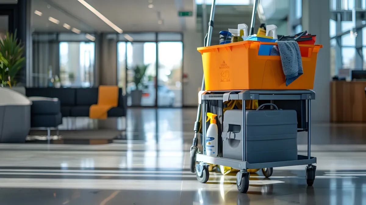Commercial Cleaning Essex County MA — Professional team cleaning an office — FAC2 Cleaning Services