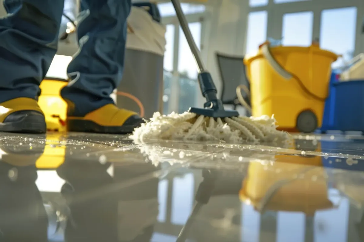 Move In/Move Out Cleaning Nashua NH — Professional team cleaning a space — FAC2 Cleaning Services