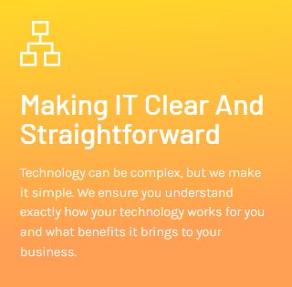 Diagram icon highlights how Northstar makes IT Support Bristol clear and easy, helping you understand what tech brings to your business.