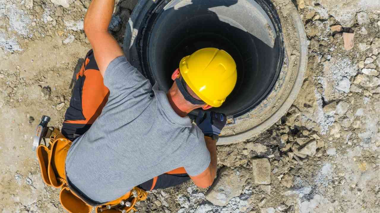 sewer line