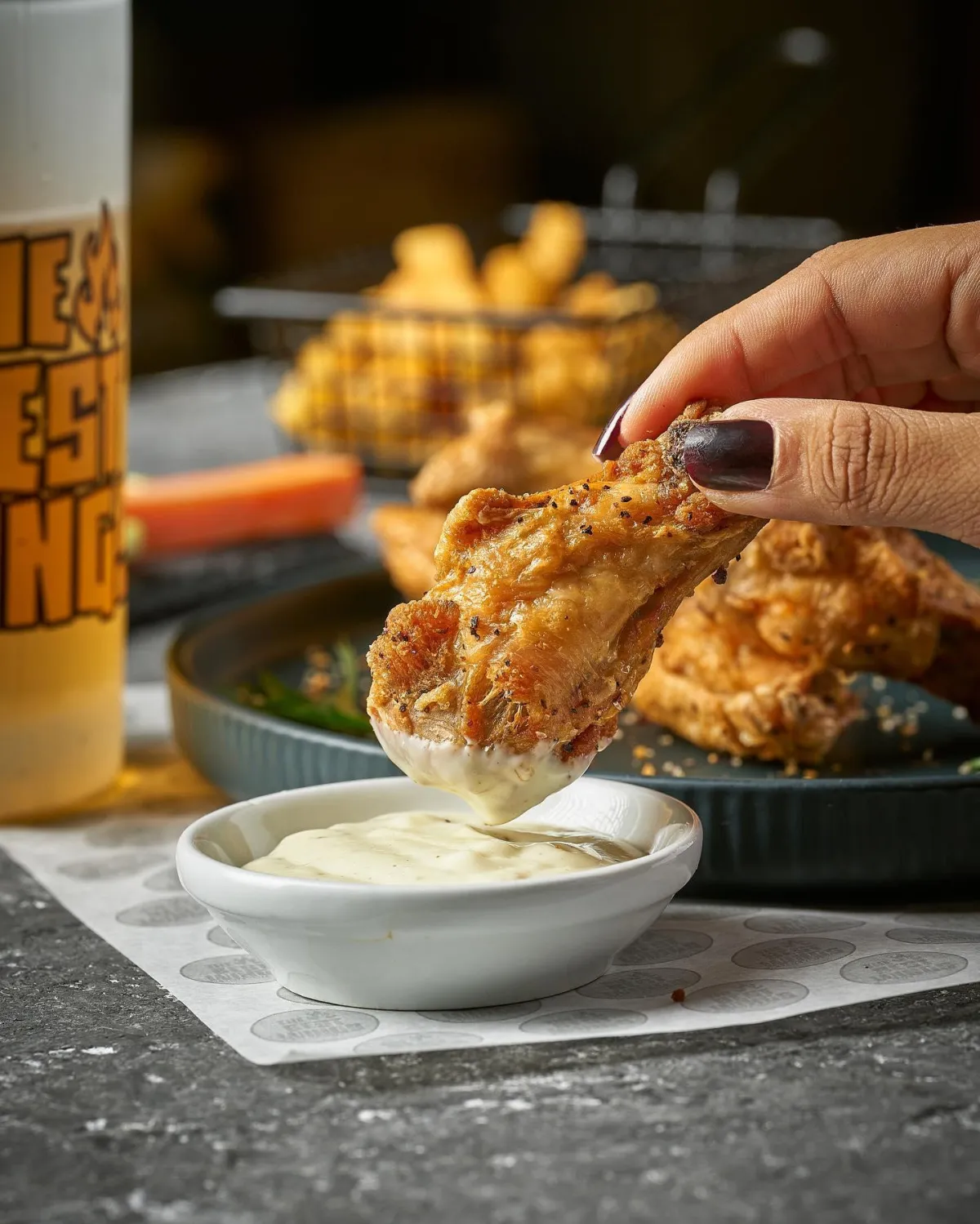 green leafed plant beside grey concrete post