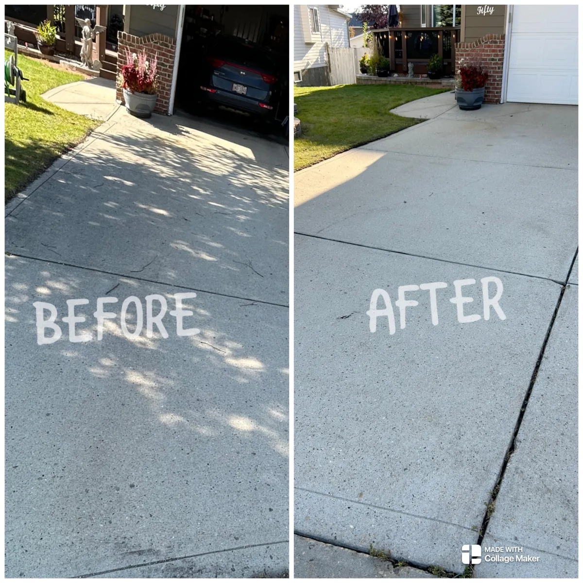 clean concrete surfaces 