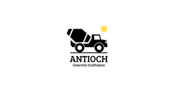 Antioch Concrete Craftsmen logo featuring a cement mixer truck — professional concrete services