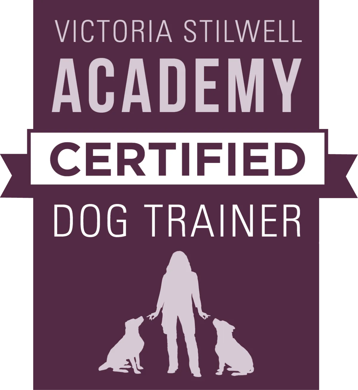 Vitoria Stilwell Academy for Dog Training & Behavior certification badge