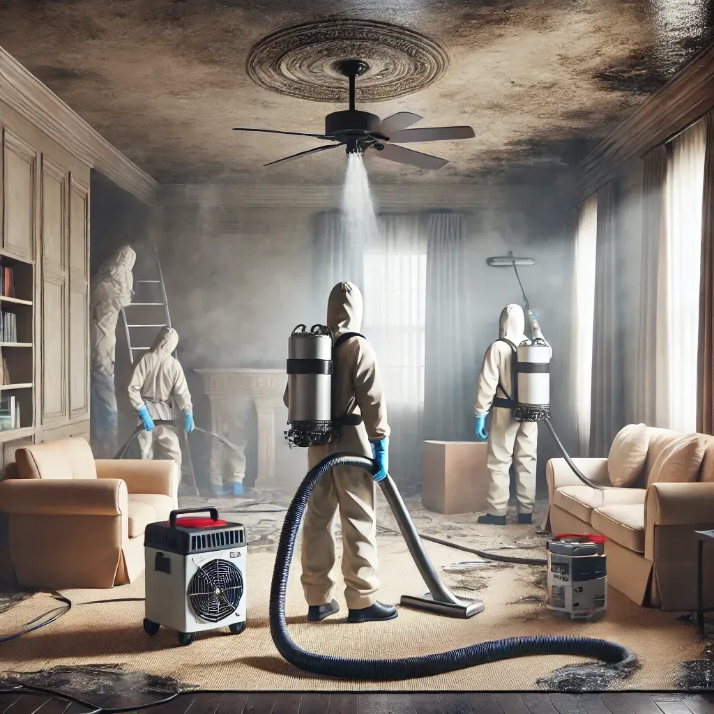 Professional HEPA odor removal services for homes after fire damage in Las Vegas.