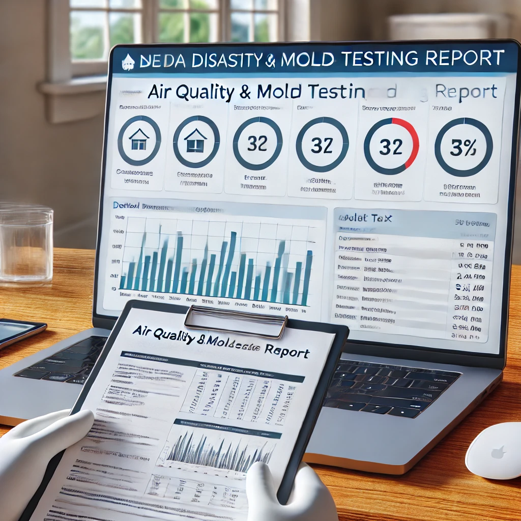 Lab analysis of air quality samples from Las Vegas properties by AHIA-certified lab