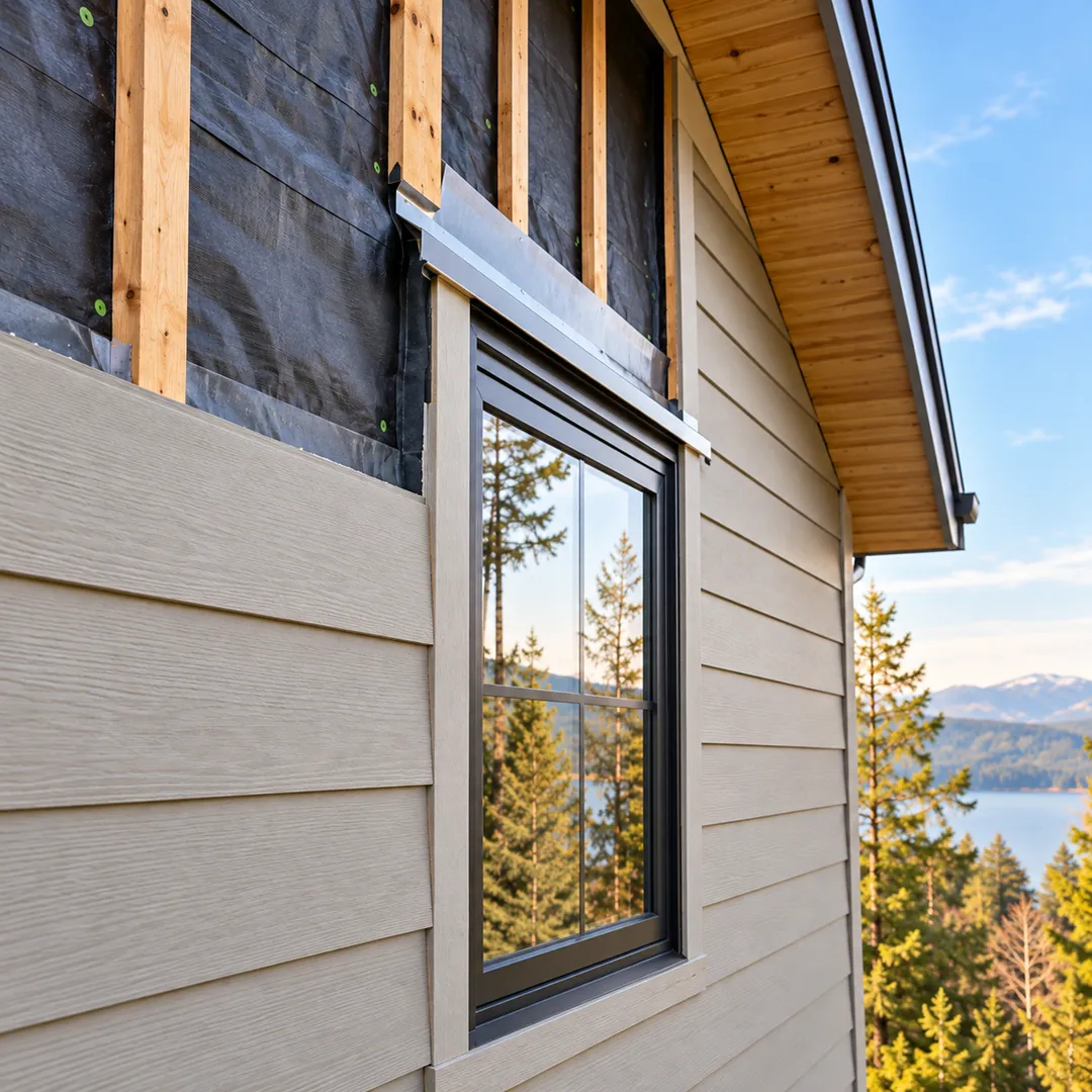 Illustrative plan clearances flashing and water management for hardie board siding