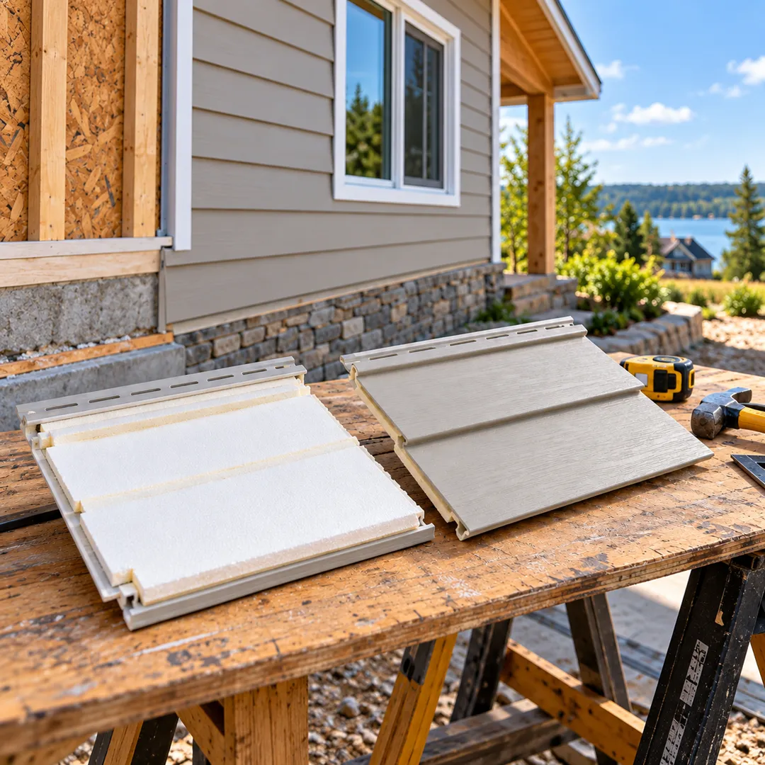 Illustrative choose a coordinated exterior finish for insulated siding