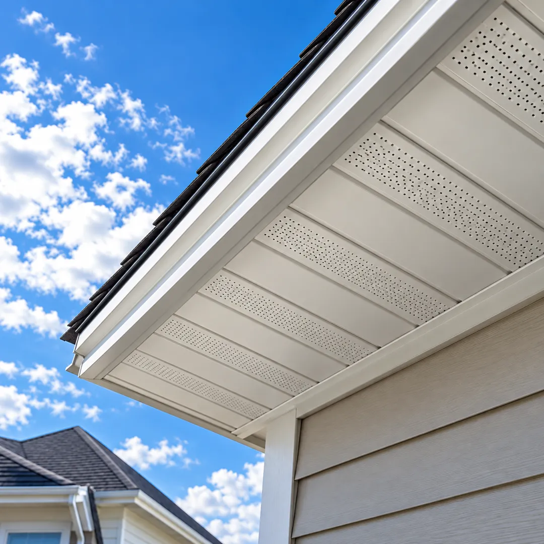Illustrative plan ventilation with roof replacement for roof vents