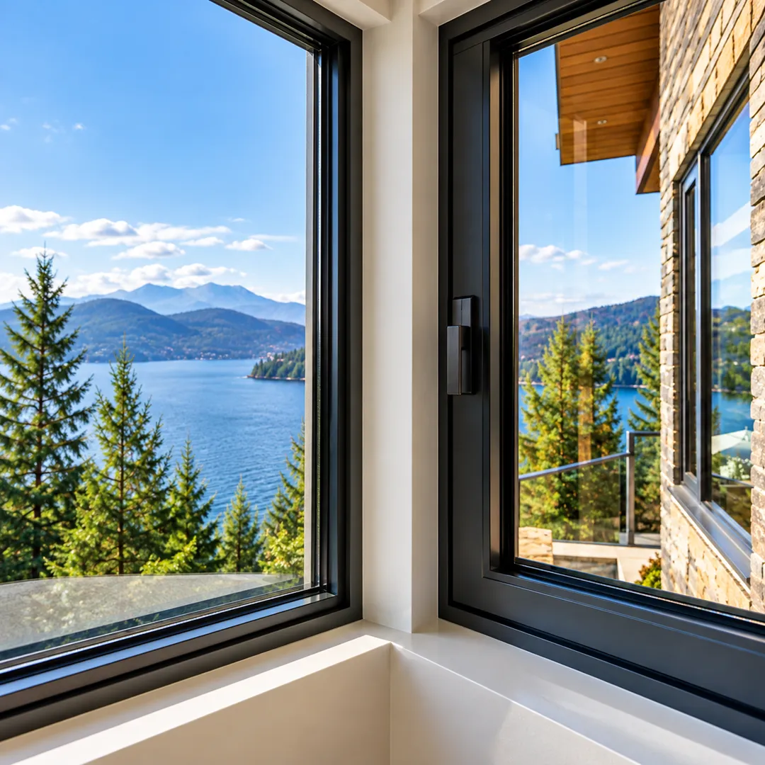 Illustrative plan attachment and water management for hurricane impact windows