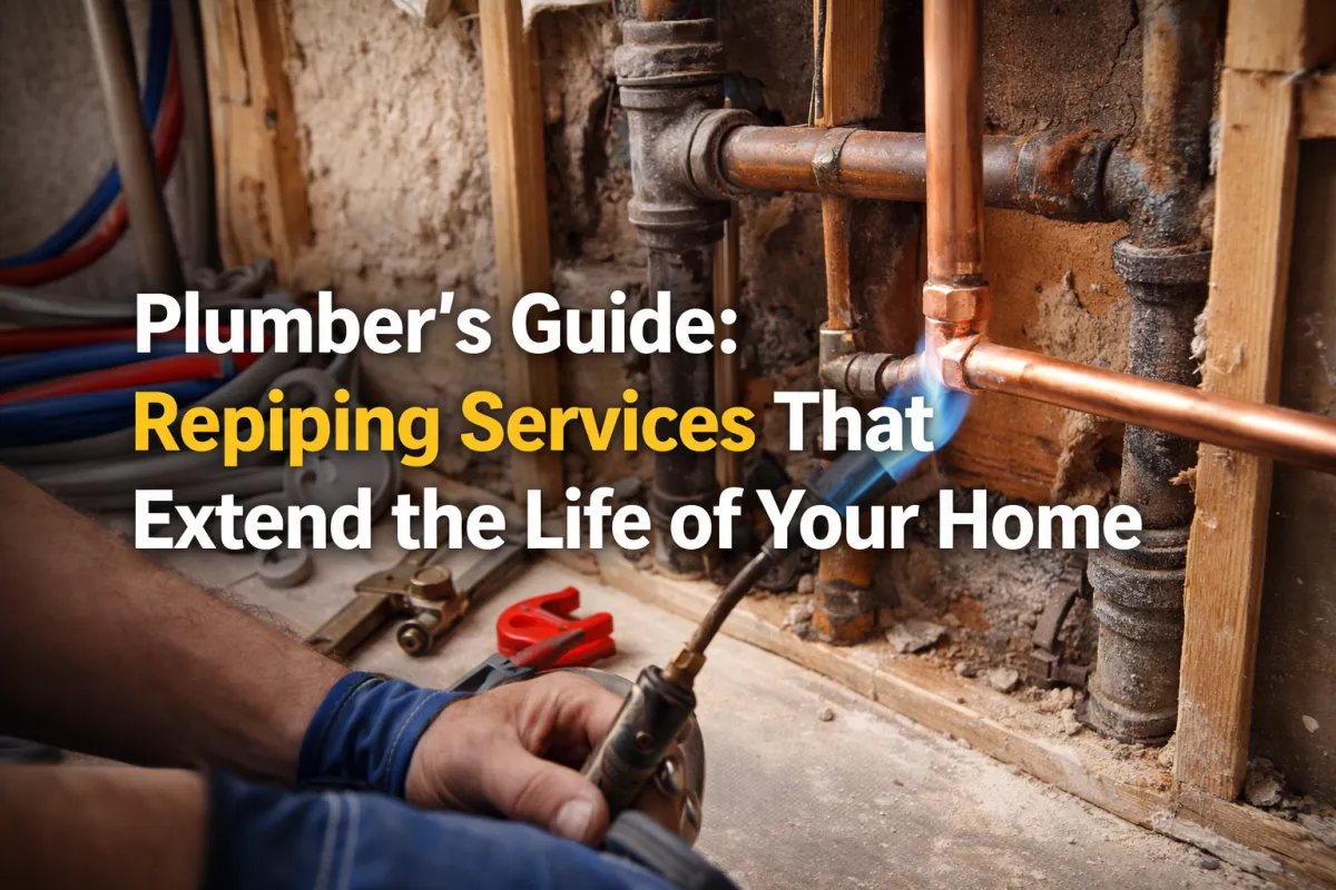 Plumber Repiping Services: Extend the Life of Your Home Plumbing | 4Ever Plumbing