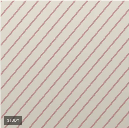 Abstract study with diagonal lines on light pink background.