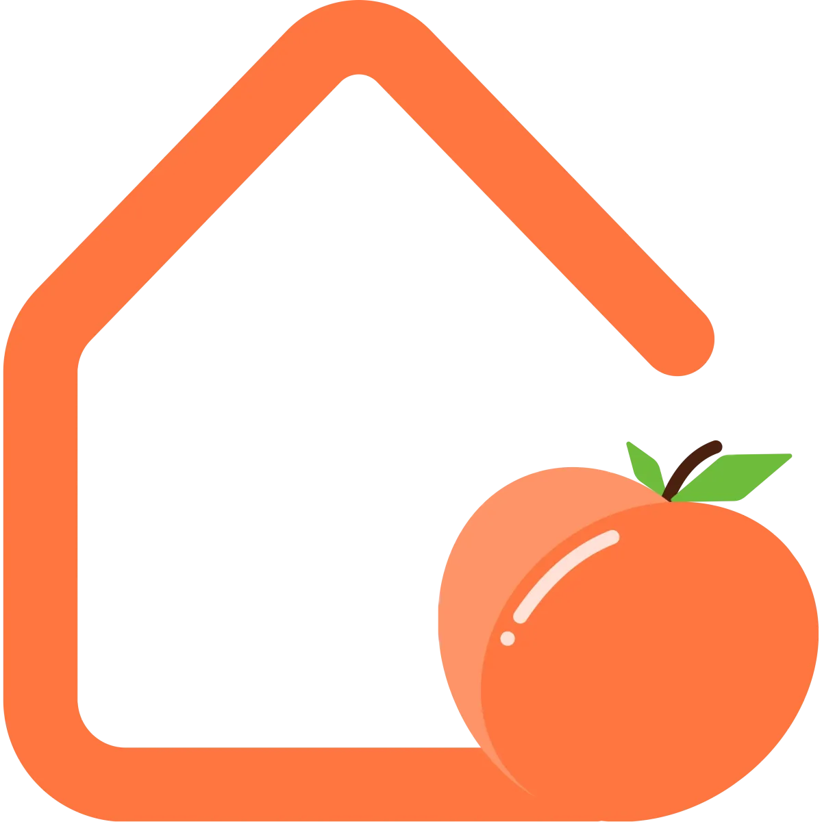 Peach Street Homes Logo Mark