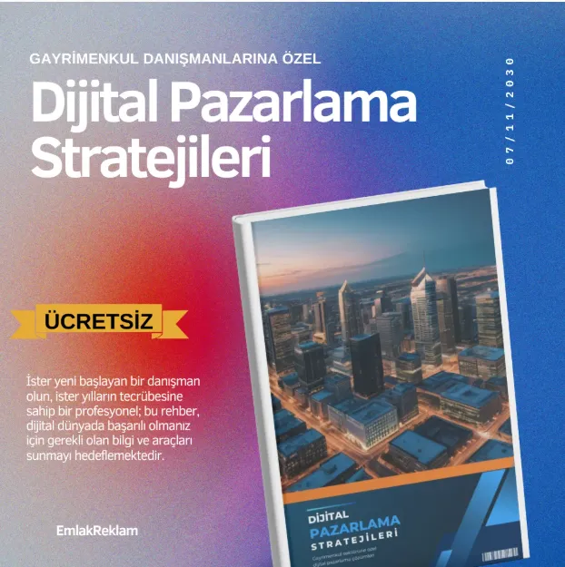 Emlak Dijital Pazarlama ve Meta Reklamları E-Kitap Kapağı