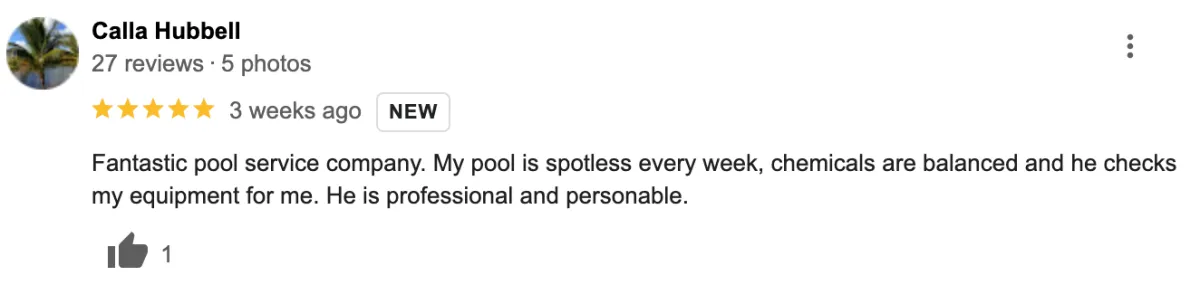 weekly pool service near me