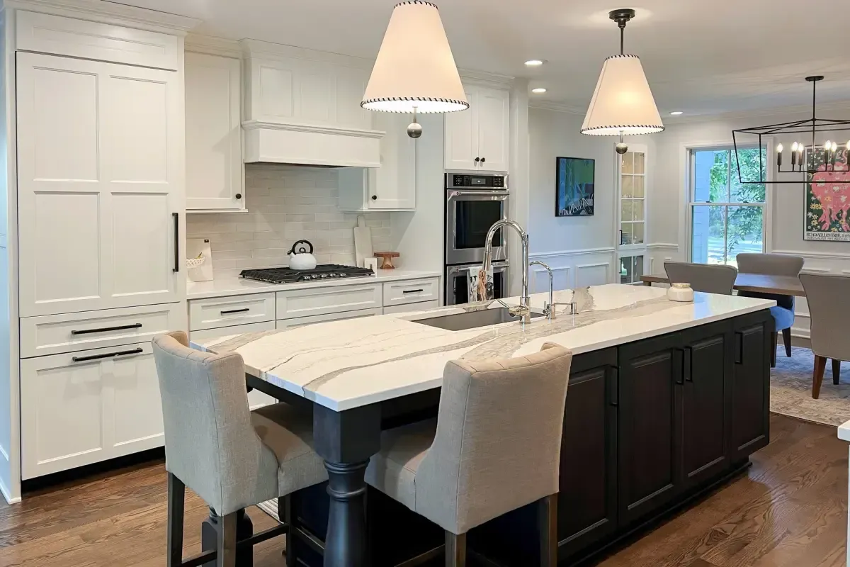 Medium kitchen cabinetry pricing Single Wall with Island at Signature Cabinet Studio